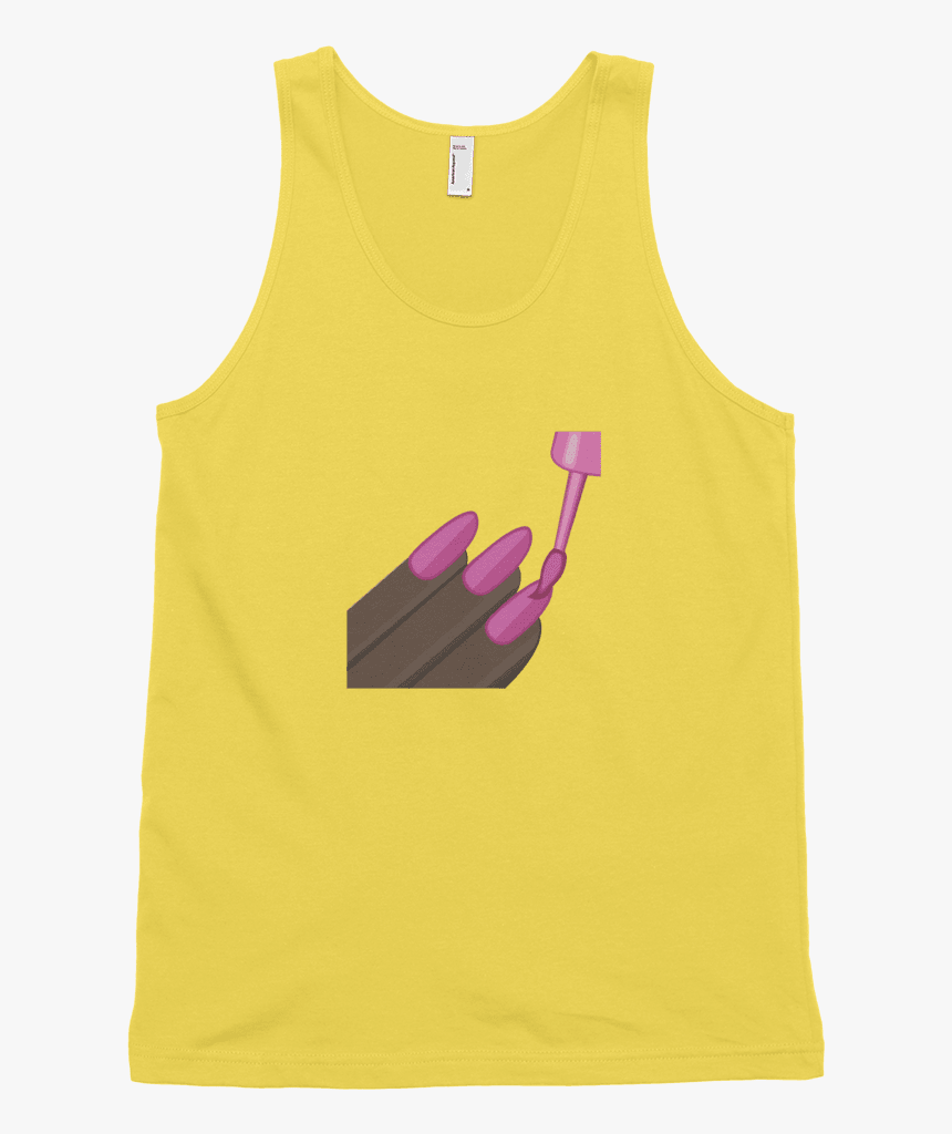 Dark Nail Polish Emoji Tank Top Swish Embassy"
 Class=, HD Png Download, Free Download