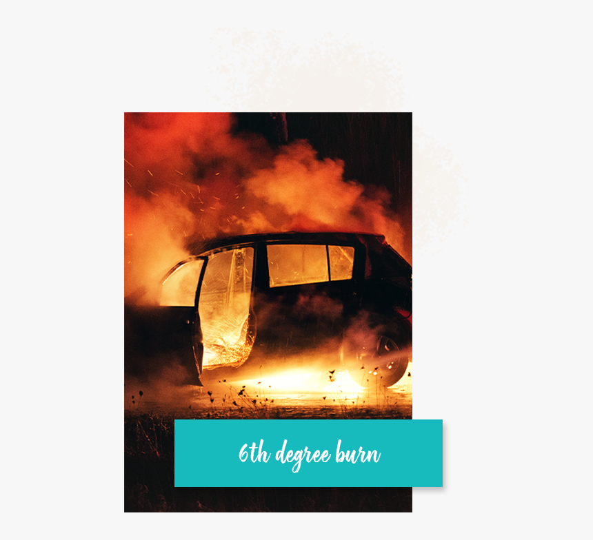 Burning Car, HD Png Download, Free Download