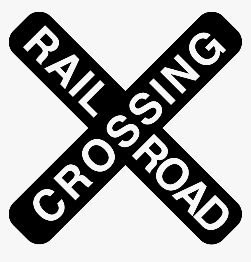 Rail Road Crossing Cross Signal, HD Png Download, Free Download