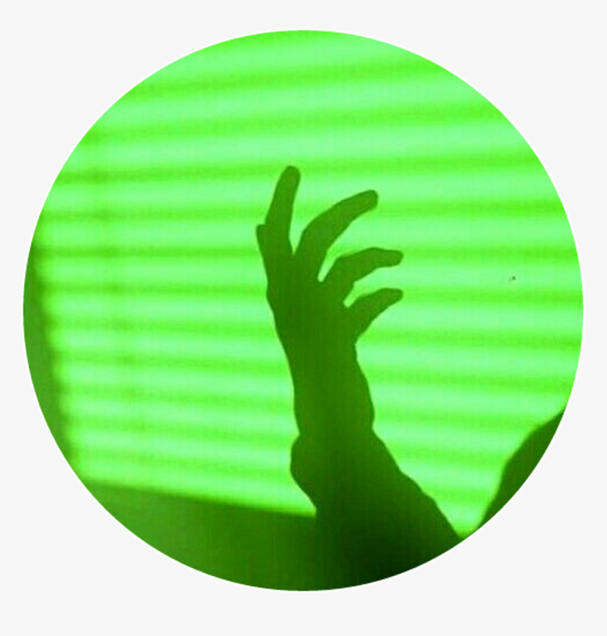 Green Light Hand Shadow Monster Colorsplash Colorful, HD Png Download, Free Download