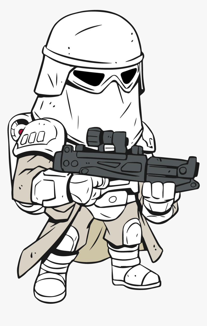 Star Wars Cartoon Drawing At Getdrawings, HD Png Download, Free Download