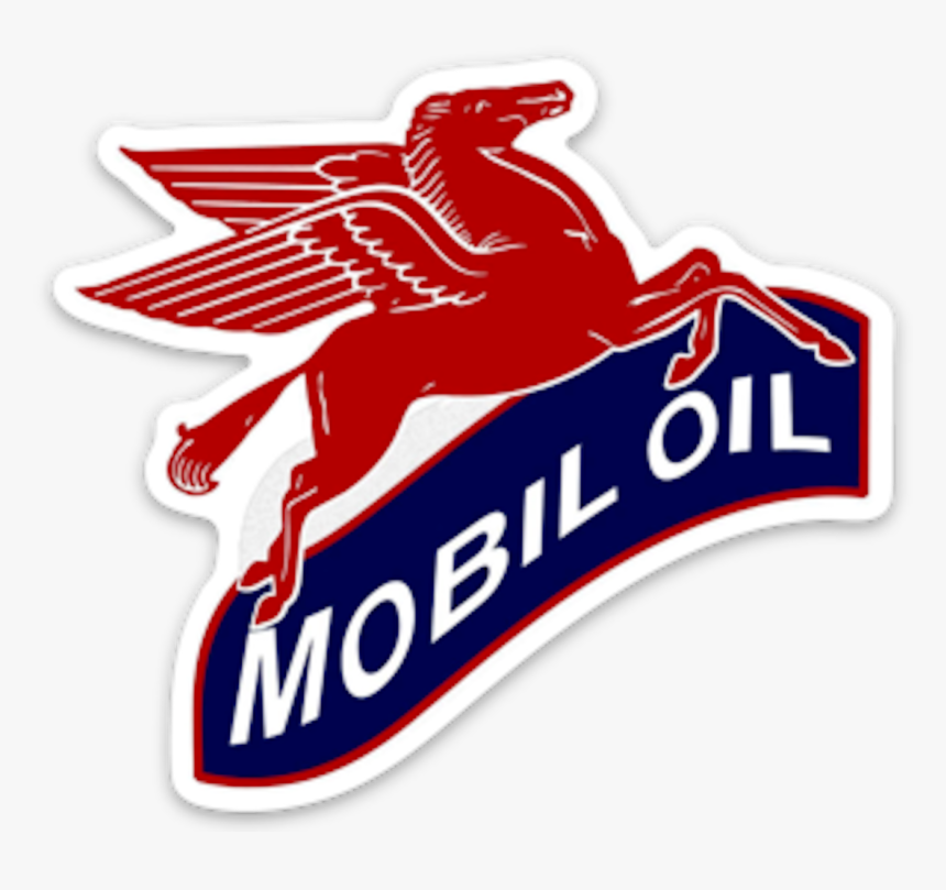 Vintage Mobile Oil Pegasus Nostalgic Logo Formula 1, HD Png Download, Free Download