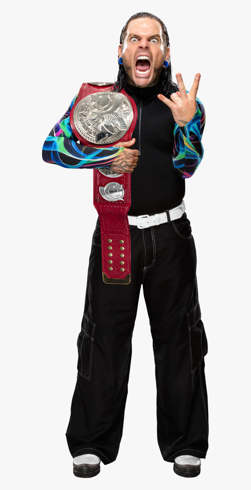 Jeff Hardy Raw Tag Team Champion , Png Download, Transparent Png, Free Download