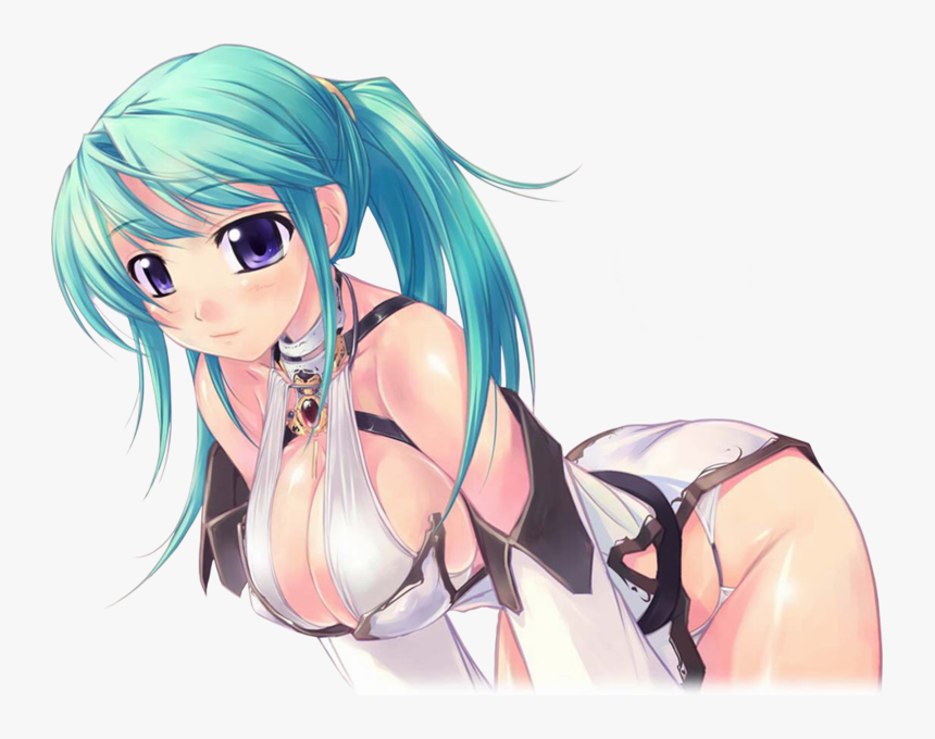 Anime Girl With Blue Hair, HD Png Download, Free Download