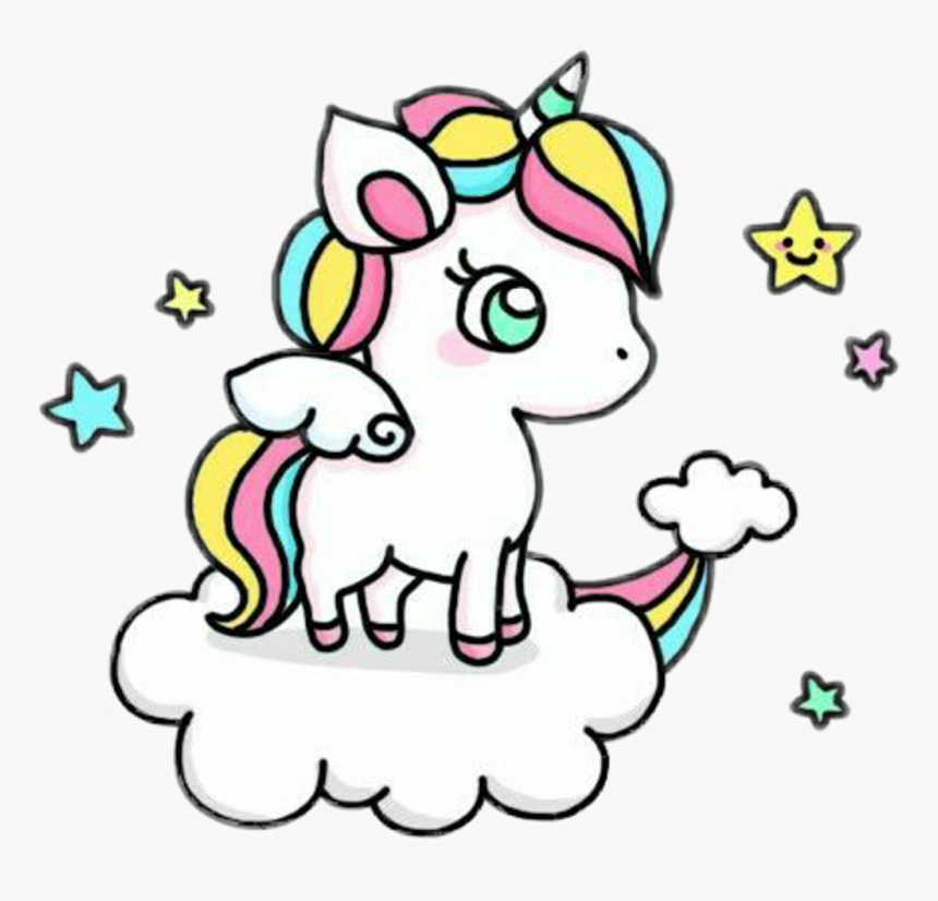 Kawaii Unicorn Png, Transparent Png, Free Download