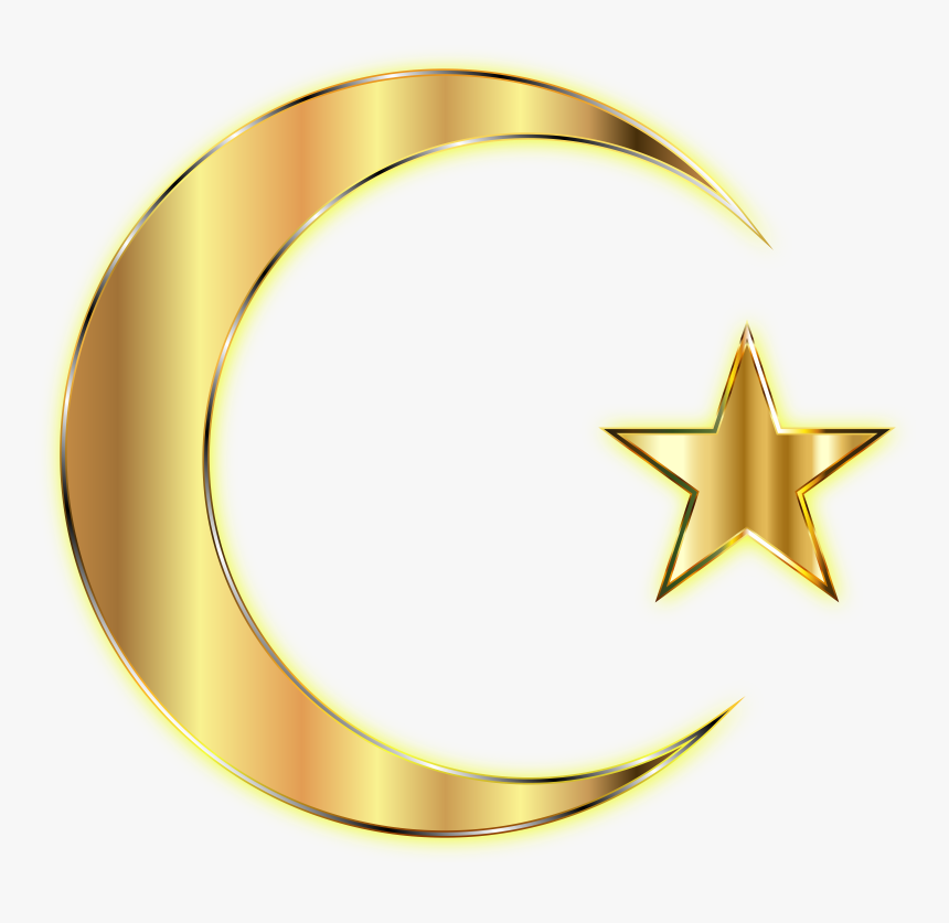 This Free Icons Png Design Of Golden Crescent Moon, Transparent Png, Free Download