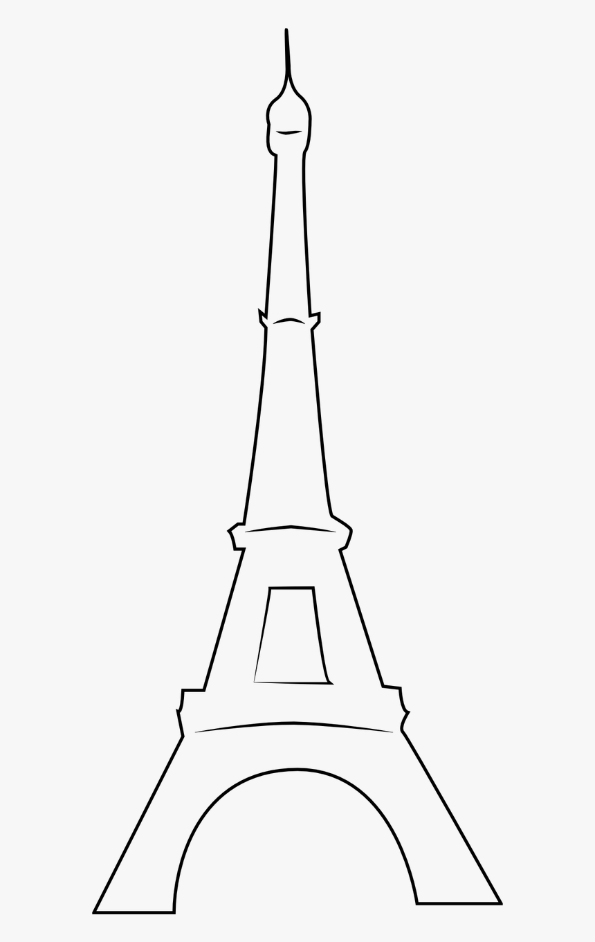 Eiffel Tower Drawing Png, Transparent Png, Free Download
