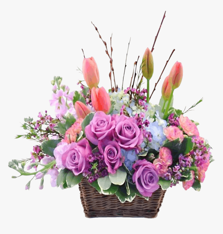 Easter Flowers Bouquet Png, Transparent Png, Free Download