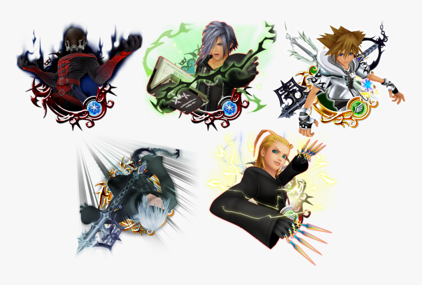 Hd Vanitas Hd Zexion Sora Ff Riku Days Hd Larxene, HD Png Download, Free Download