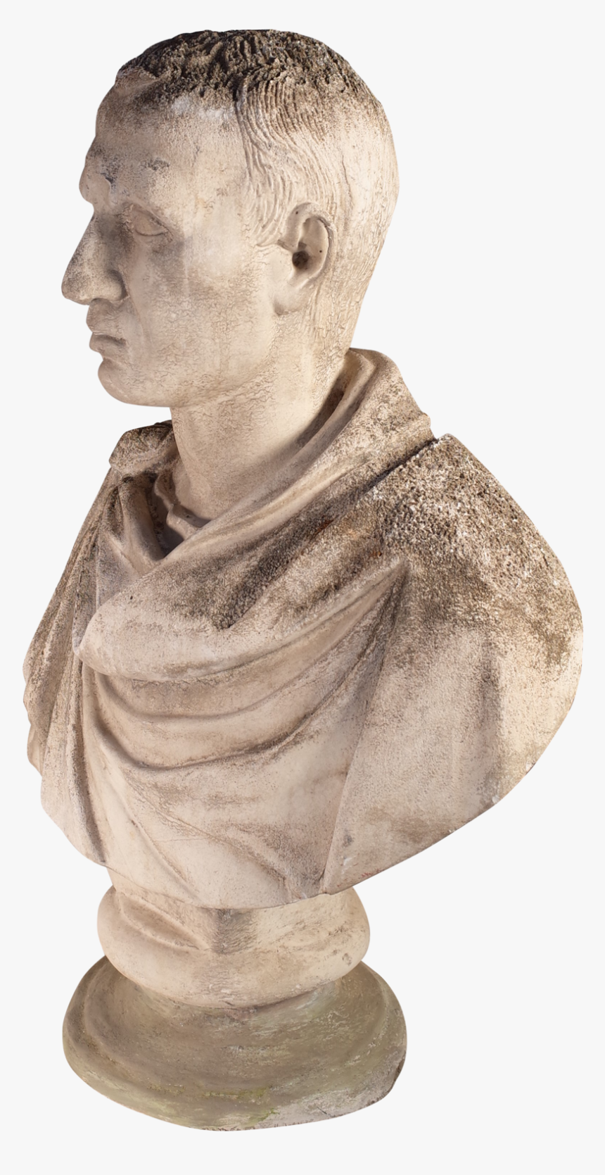 Weathered Bust Of Caesar, HD Png Download, Free Download