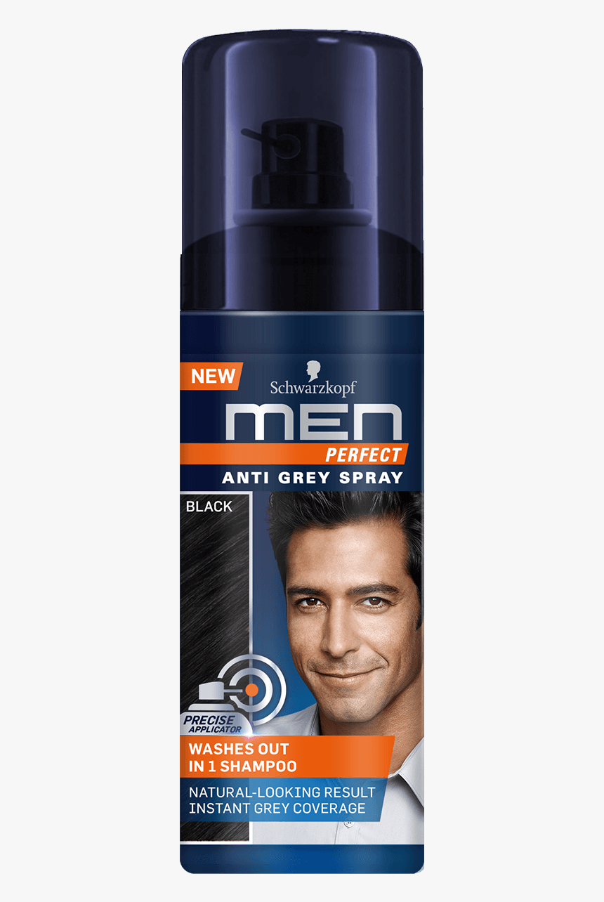 Men Perfect Com Anti Grey Spray Black, HD Png Download, Free Download