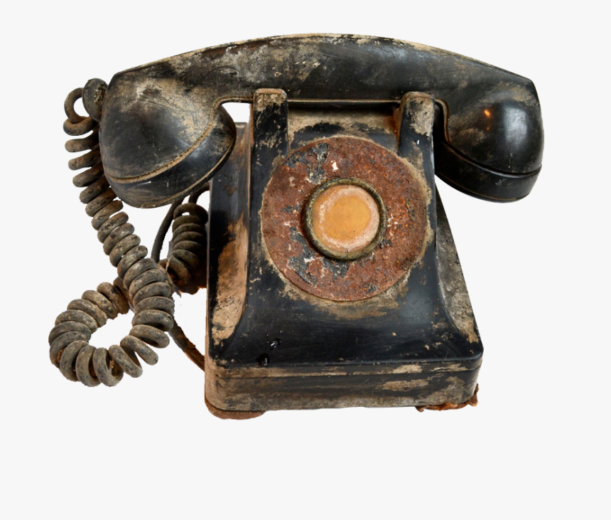 1940s Damaged Rotary Phone, HD Png Download, Free Download