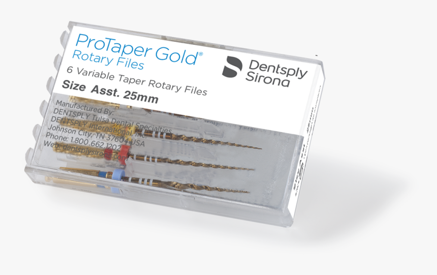 Image For Protaper Gold Rotary File Asst"d Sx-f3 25mm, HD Png Download, Free Download