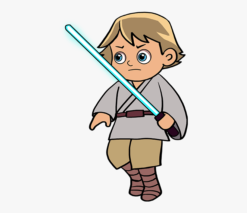 How To Draw Luke Skywalker, HD Png Download, Free Download