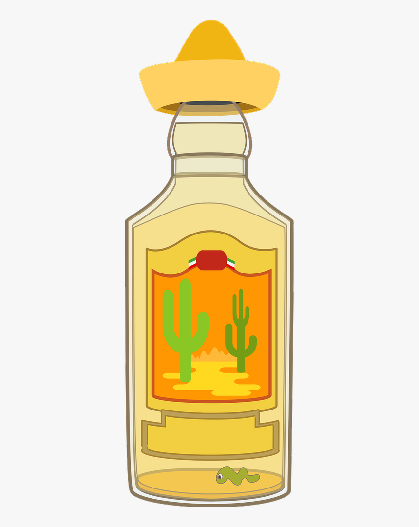 Graphic Tequila Tequila Bottle, HD Png Download, Free Download