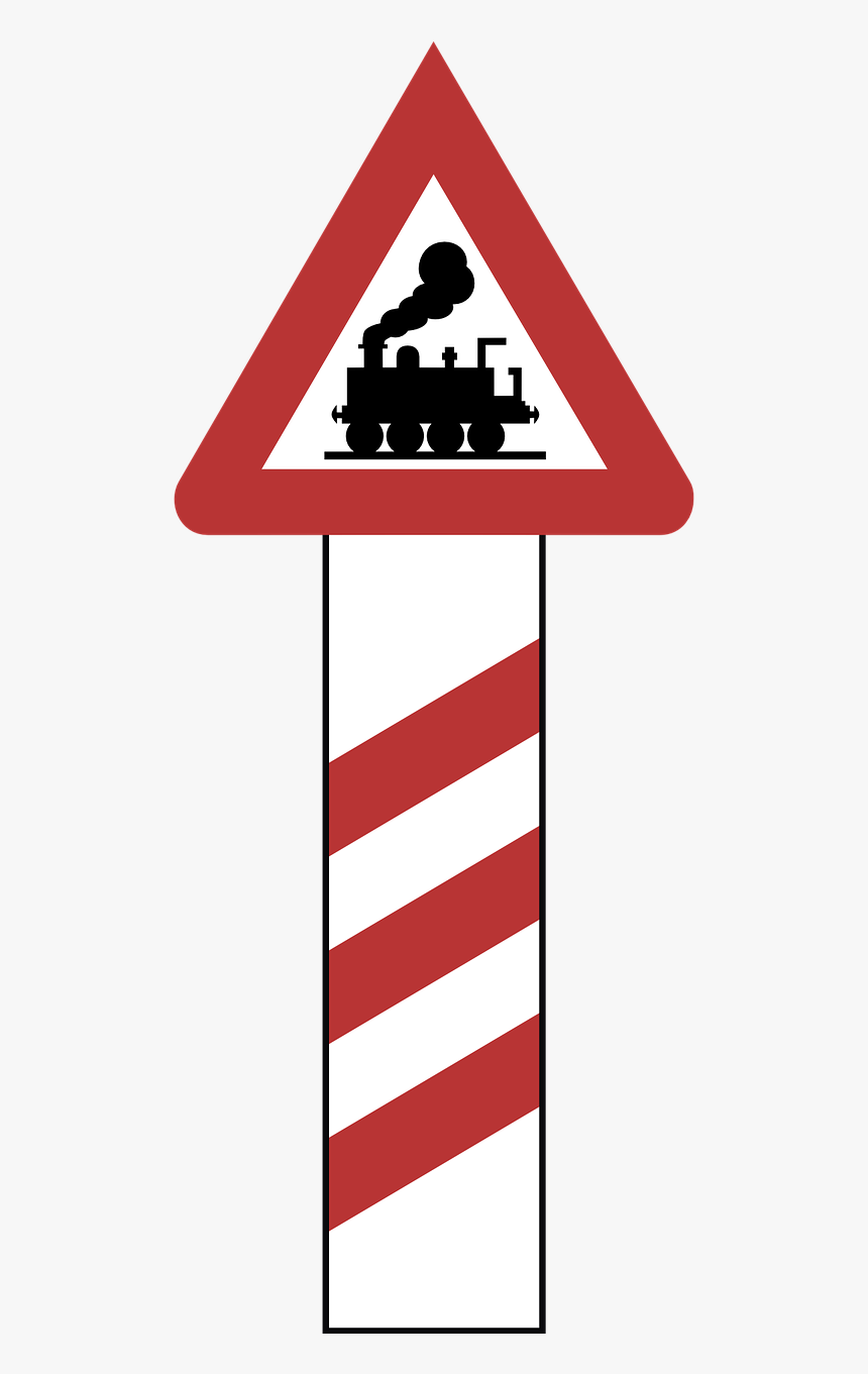 Railway Crossing Warning Road Sign Free Photo, HD Png Download, Free Download