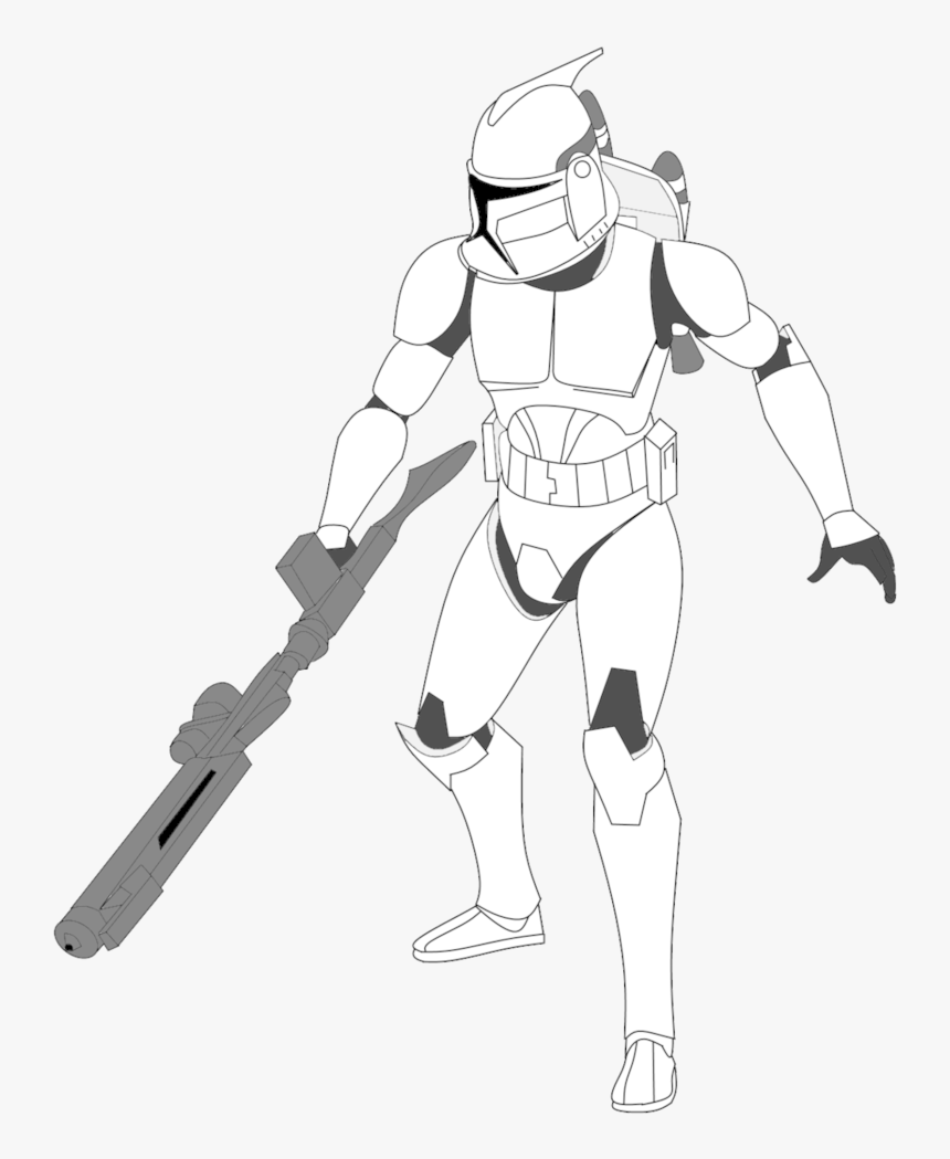 Clone Drawings Star Troopers Wars, HD Png Download, Free Download