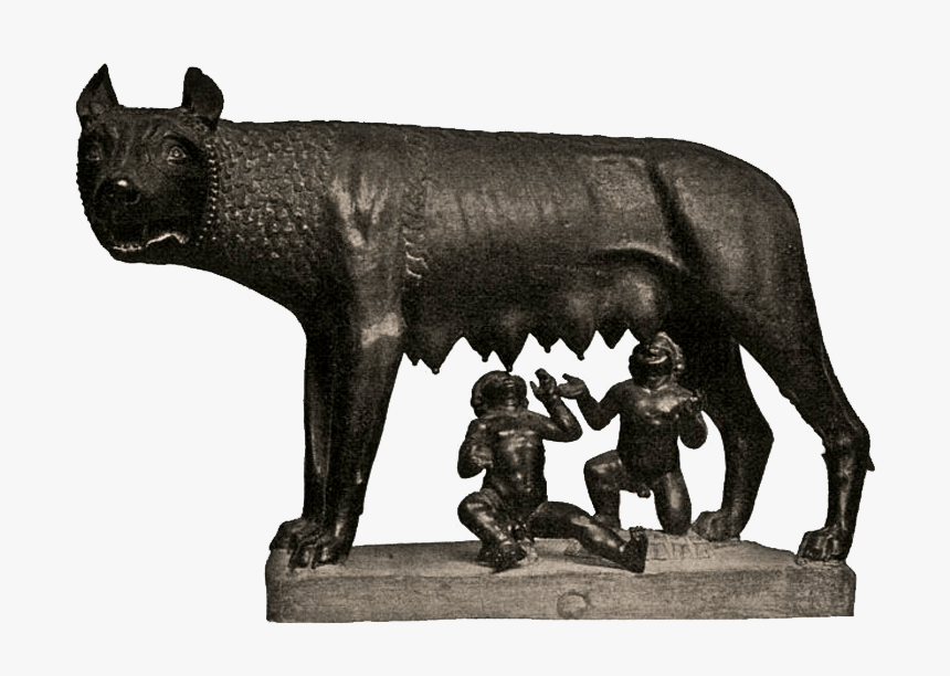 Romulus Remus Wolf Clip Arts, HD Png Download, Free Download