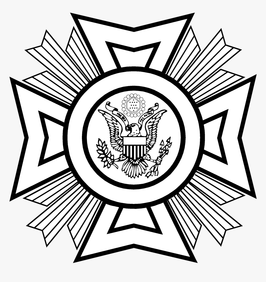 Vfw Logo Black And White, HD Png Download, Free Download