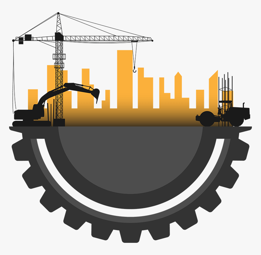 Construction Silhouette Png, Transparent Png, Free Download