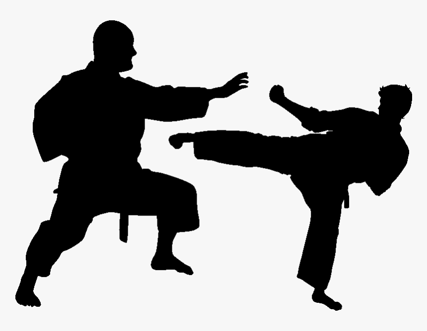 Sticker Combat De Karate Pour Pc Ambiance Sticker Kc3973, HD Png Download, Free Download