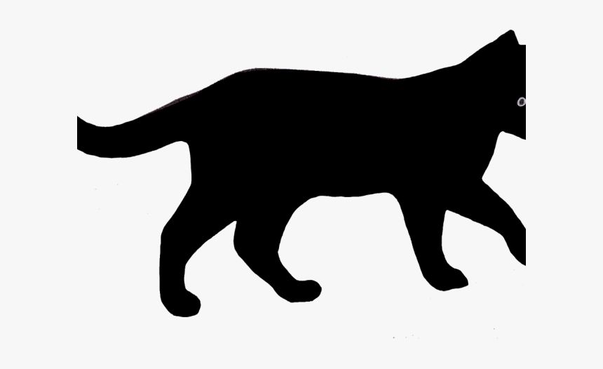 Black Cat Clipart Cat Silhouette, HD Png Download, Free Download