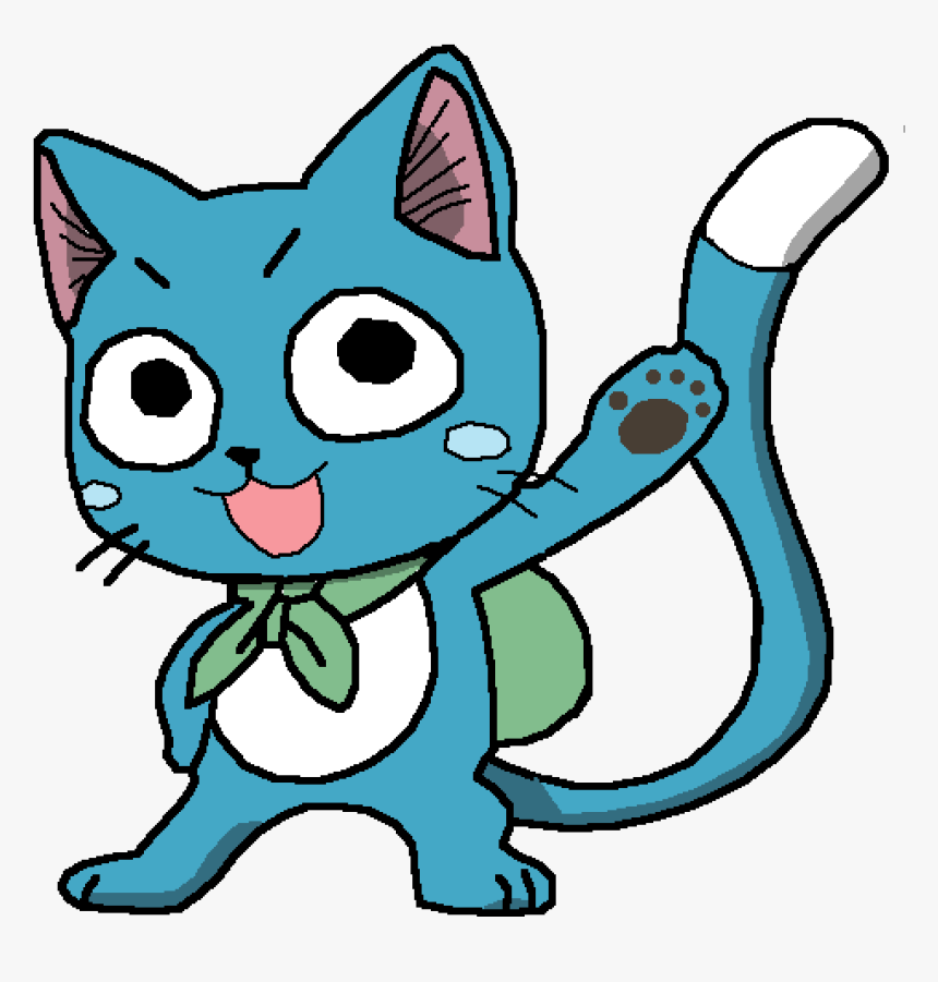 Fairy Tail Happy Png, Transparent Png, Free Download