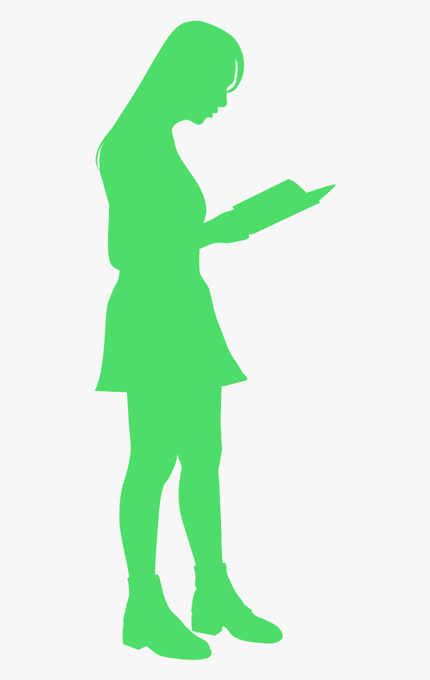 Reading Silhouette Png, Transparent Png, Free Download