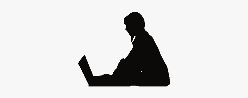 Reading Silhouette Png, Transparent Png, Free Download