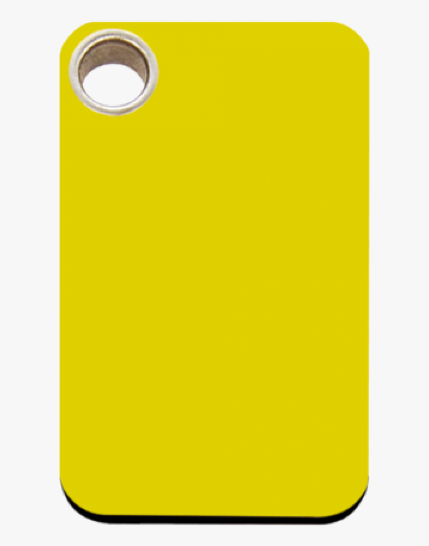 Yellow Rectangle Plastic Pet Tag, HD Png Download, Free Download