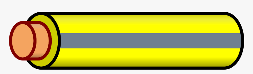 File Wire Yellow Stripe, HD Png Download, Free Download