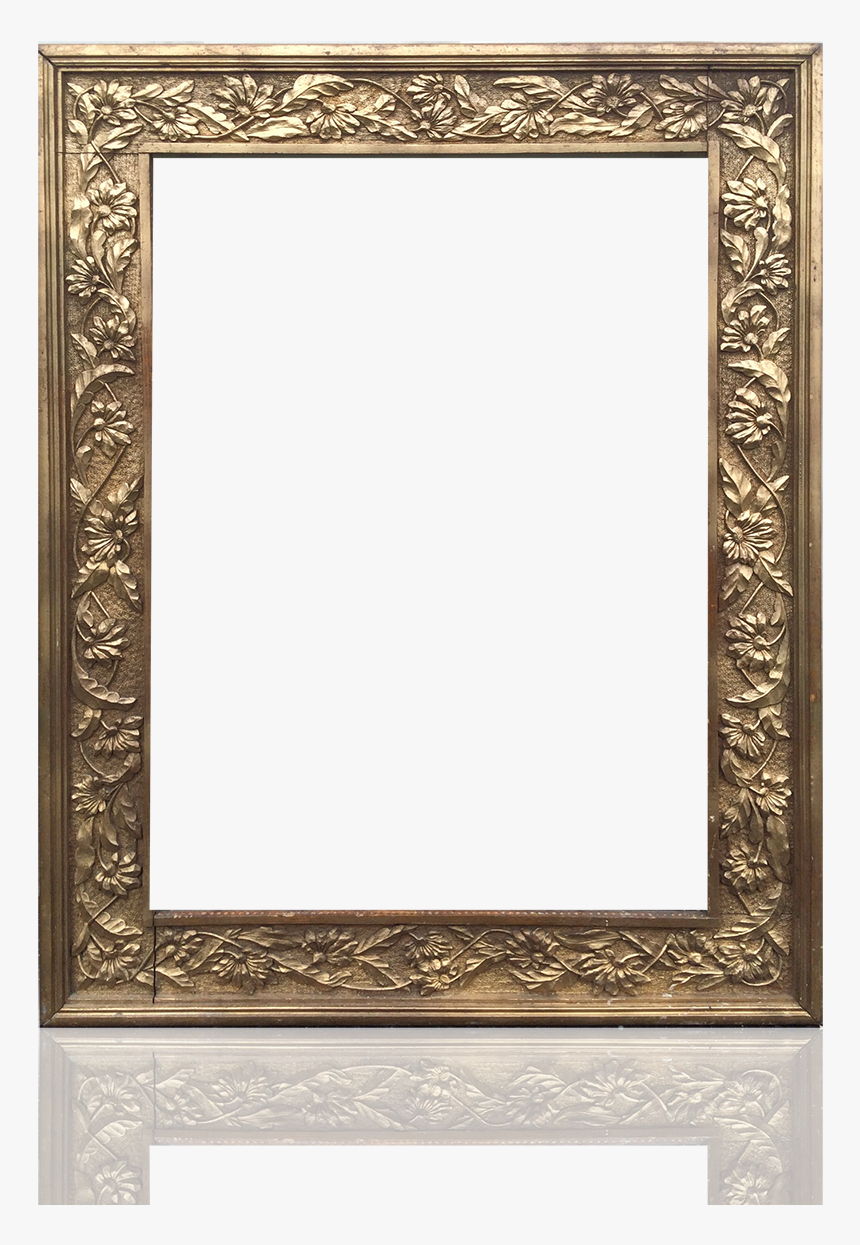 Hand Carved Art Nouveau Frame, HD Png Download, Free Download