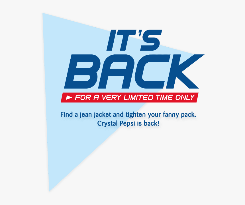 Crystal Pepsi Logo , Png Download, Transparent Png, Free Download