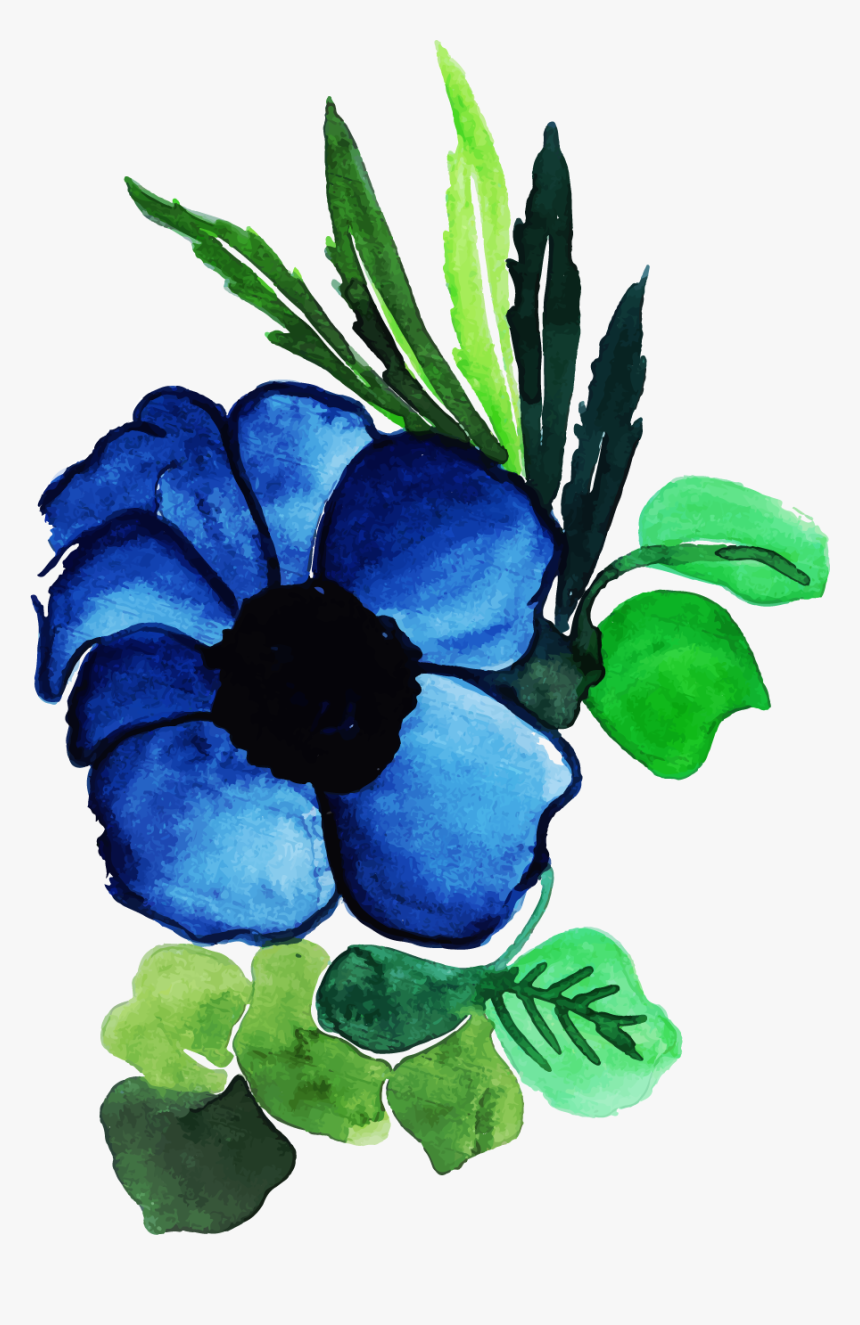 Watercolor Sunflower Png, Transparent Png, Free Download