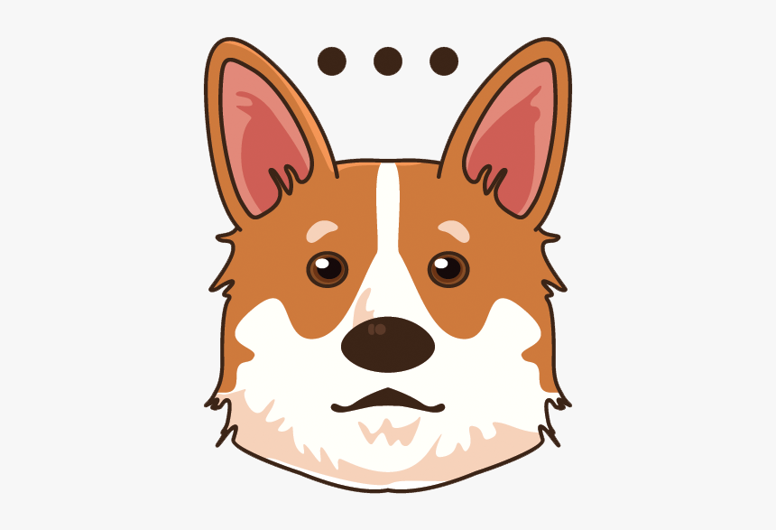 Corgi Emoji Png, Transparent Png, Free Download