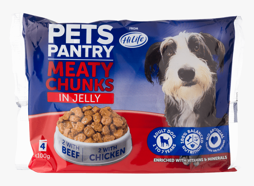 Pets Pantry From Hilife Meaty Chunks In Jelly 4 X 100g, HD Png Download, Free Download