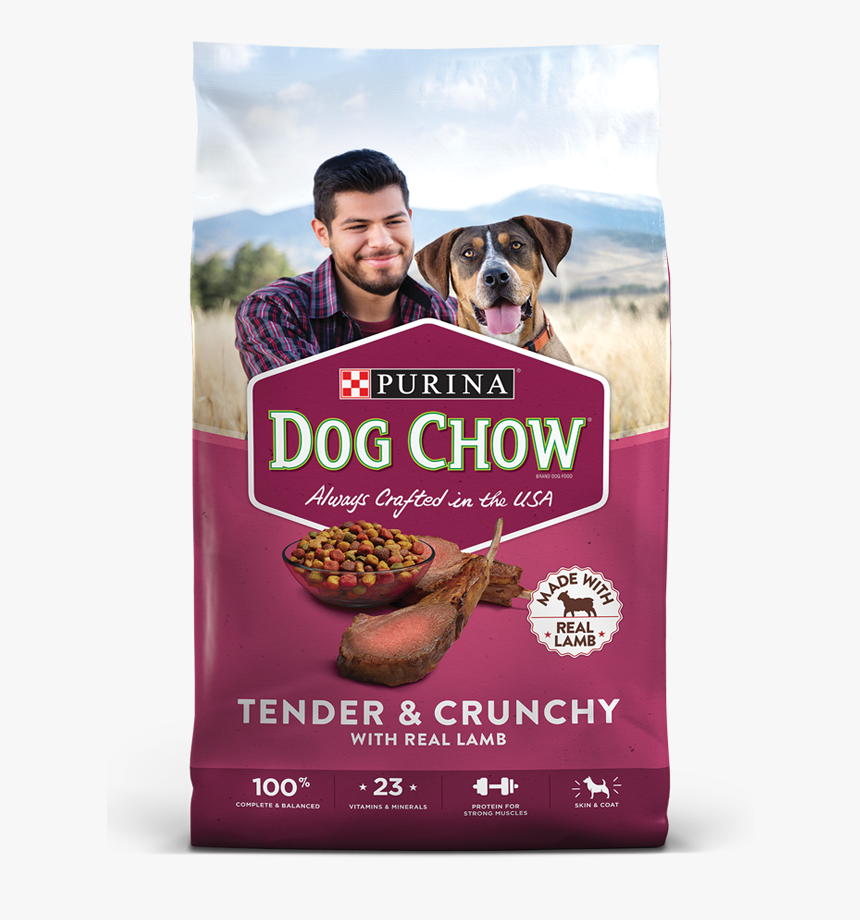 Angel With His Dog On The Cover Of A Bag Of Dog Chow, HD Png Download, Free Download