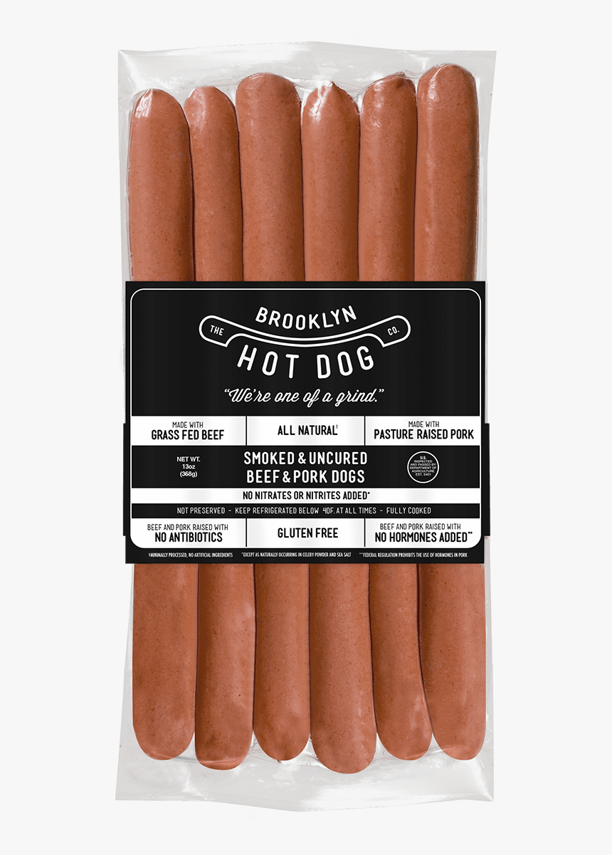 Brookly Hot Dog Company Beef & Pork Dogs, HD Png Download, Free Download