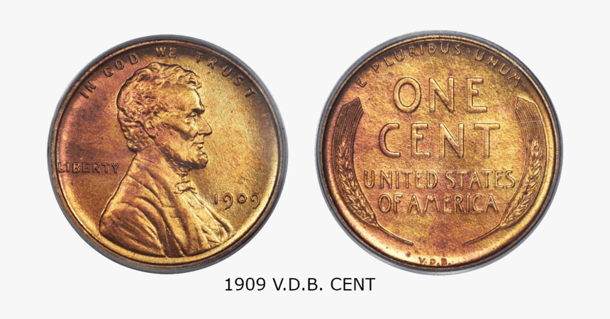 1909 Vdb Cent, HD Png Download, Free Download