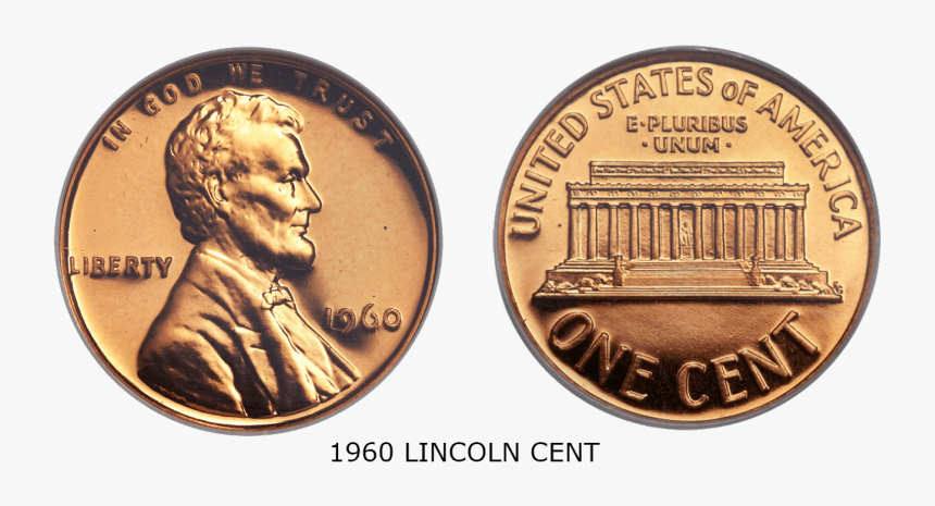 1960 Lincoln Cent, HD Png Download, Free Download