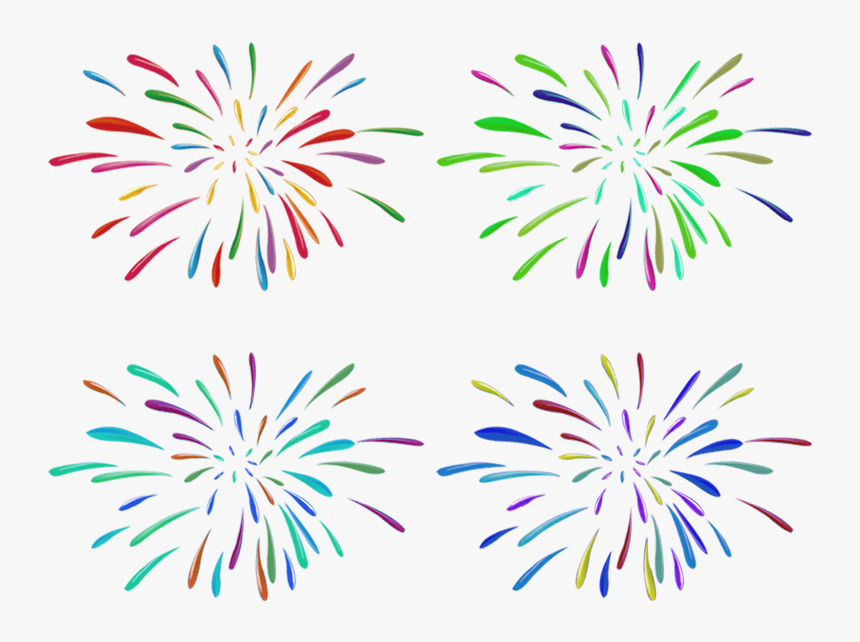 Clip Art Fireworks Cartoon, HD Png Download, Free Download