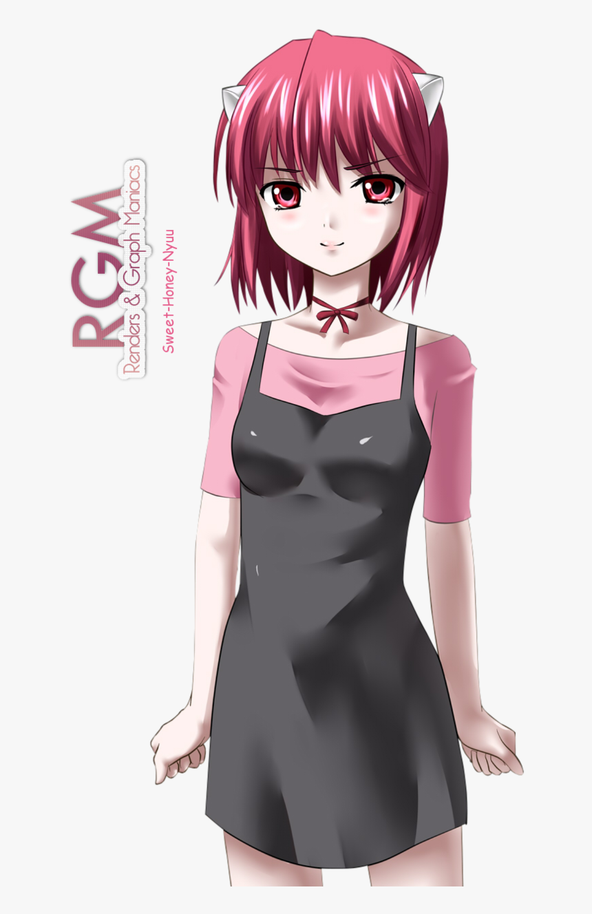 Anime Girl, Elfen Lied, And Lucy Image, HD Png Download - kindpng