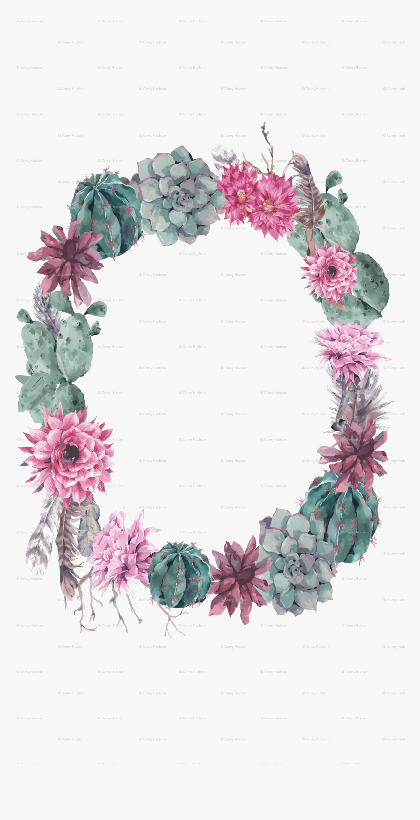 Clipart Forest Wreath, HD Png Download, Free Download