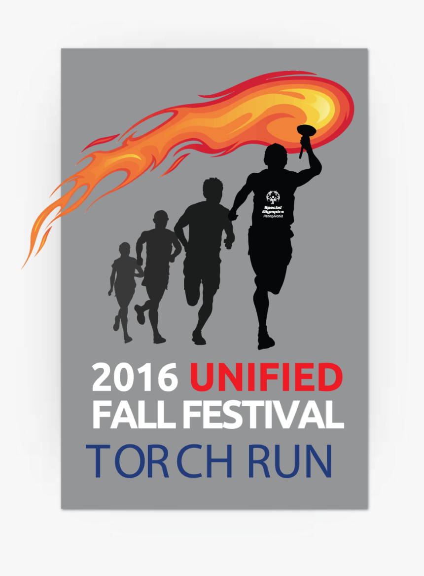 Unified Fall Fest Torch Run Logo, HD Png Download, Free Download