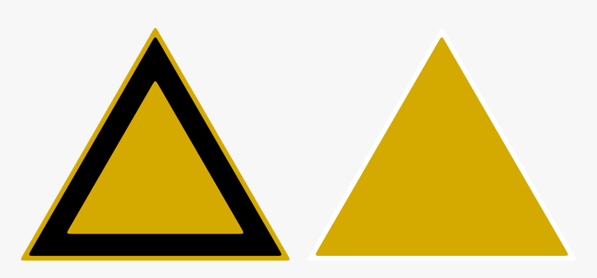 Yellow Triangle Png, Transparent Png, Free Download