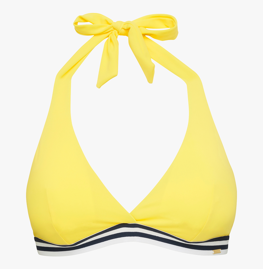 Triangle Bikini Bra Yellow, HD Png Download, Free Download