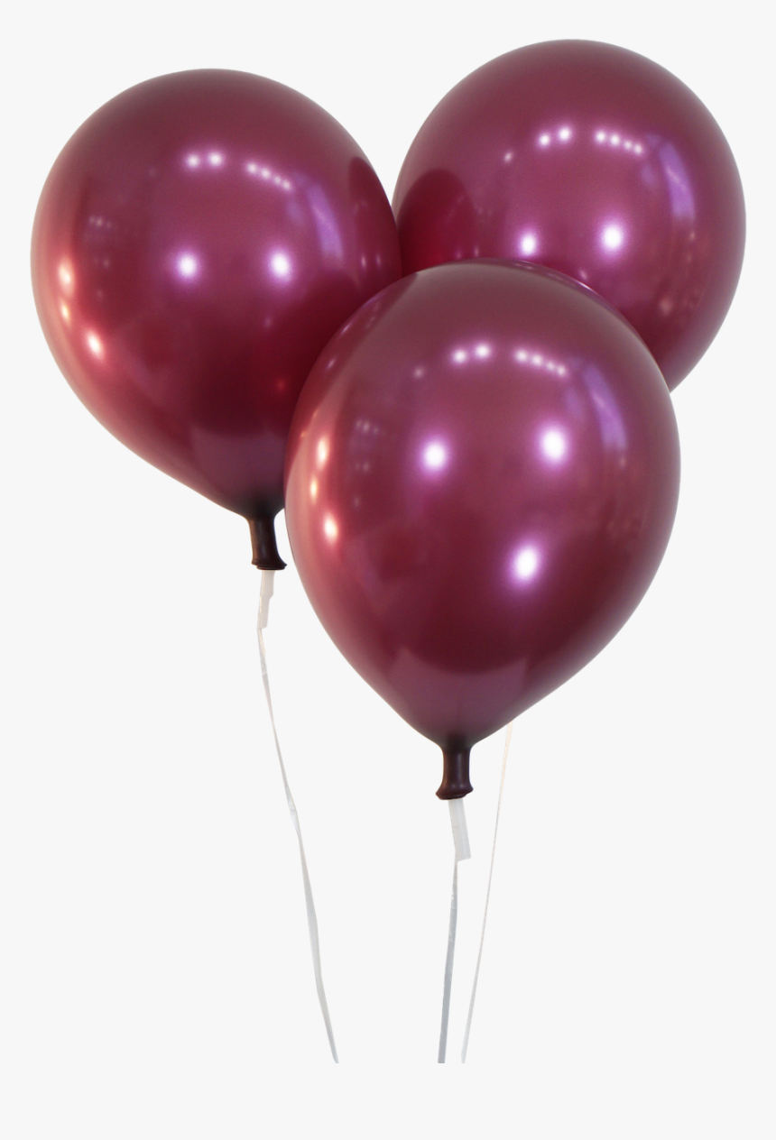 Metallic Burgundy Balloons, HD Png Download, Free Download