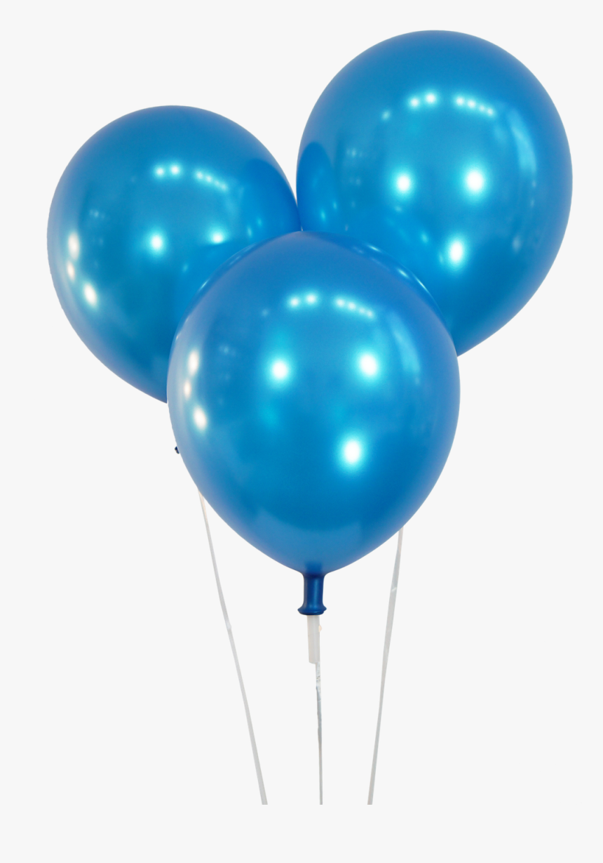 Metallic Blue Balloons, HD Png Download, Free Download