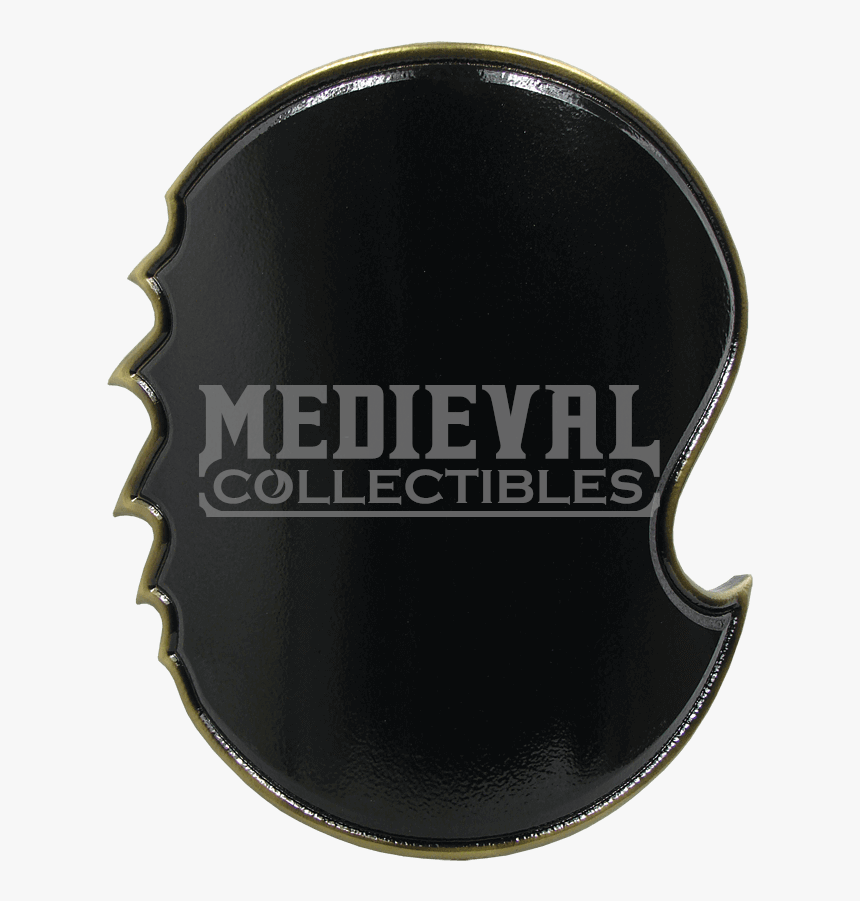 Black And Gold Chaos Round Larp Shield, HD Png Download, Free Download