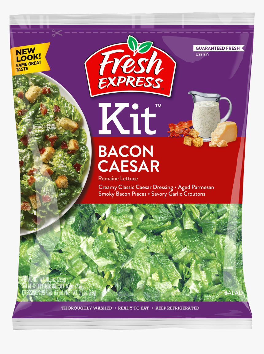 Bacon Caesar Salad Kit, HD Png Download, Free Download